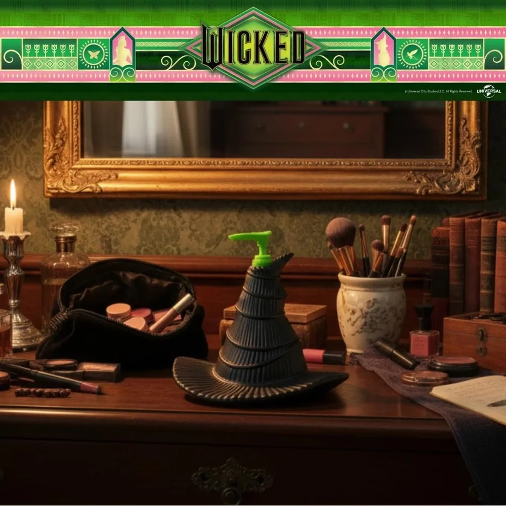 WICKED Elphaba Witch Hat Soap Lotion Pump Dispenser NEW NWT